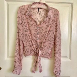 New! La Classe Couture Sheer Blouse